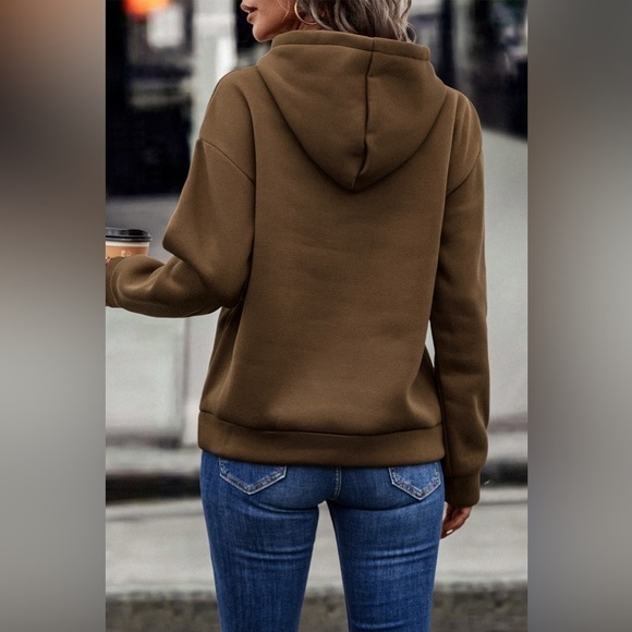 Contrast Fringe Hoodie - Picture 3 of 3